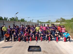 N.B.J.Polymer(Thailand) Co.,Ltd. Learning To Basic Fire Training 2021